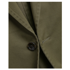 Charles Tyrwhitt Cotton Stretch Jacket - Dark Olive Green